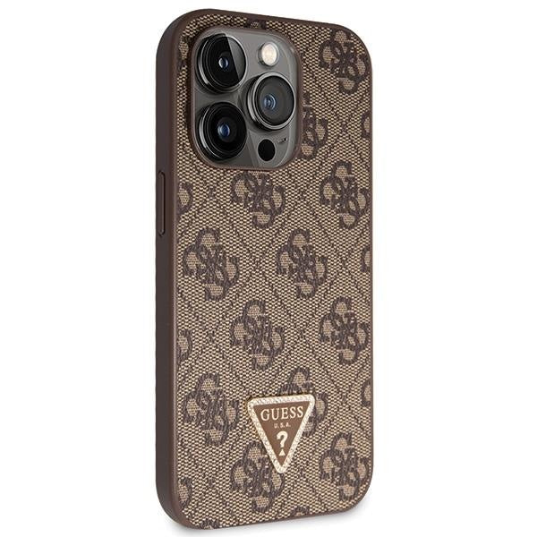 Кейс Guess GUHCP14XP4TDSCPW за iPhone 14 Pro Max 6.7 кафяв