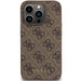 Кейс Guess GUHCP15LG4GFBR за iPhone 15 Pro 6.1 кафяв / кафяв