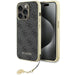 Кейс Guess GUHCP15LGF4GGR за iPhone 15 Pro 6.1 сив / сив