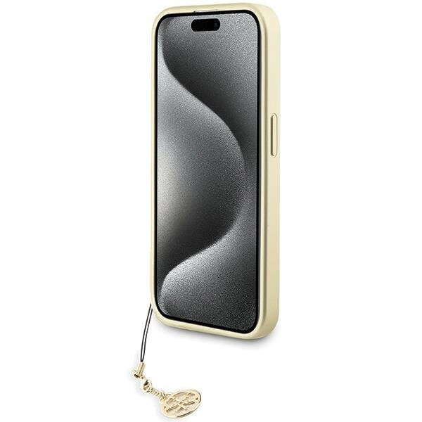 Кейс Guess GUHCP15LGF4GGR за iPhone 15 Pro 6.1 сив / сив