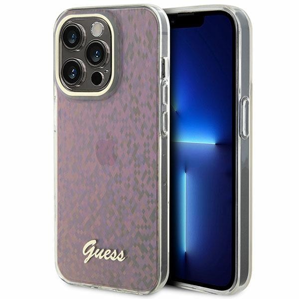 Кейс Guess GUHCP15LHDECMP за iPhone 15 Pro 6.1 розов / розов