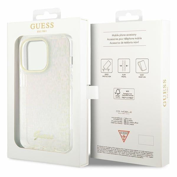 Кейс Guess GUHCP15LHDECMP за iPhone 15 Pro 6.1 розов / розов