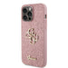 Кейс Guess GUHCP15LHG4SGP за iPhone 15 Pro 6.1 розов / розов