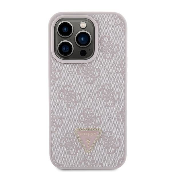 Кейс Guess GUHCP15LP4TDPP за iPhone 15 Pro 6.1 розов / розов