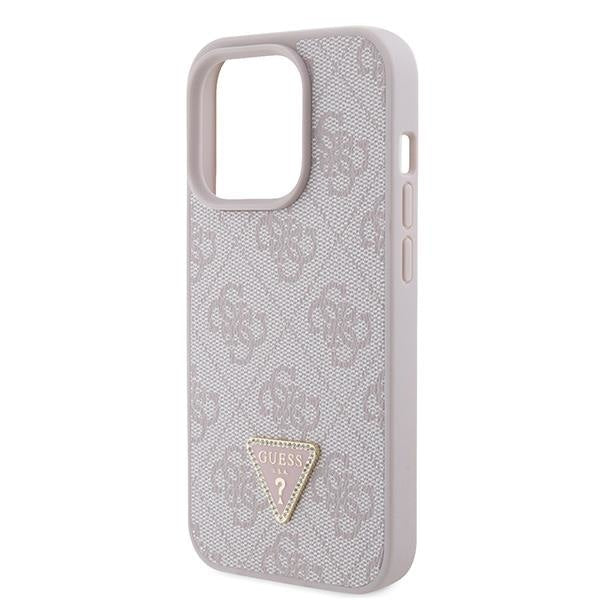 Кейс Guess GUHCP15LP4TDPP за iPhone 15 Pro 6.1 розов / розов