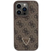 Кейс Guess GUHCP15LP4TDPW за iPhone 15 Pro 6.1 кафяв / кафяв