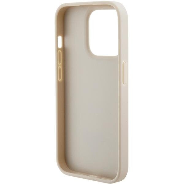 Кейс Guess GUHCP15LPCRTHCD за iPhone 15 Pro 6.1 златист /