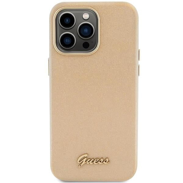 Кейс Guess GUHCP15LPGMCSD за iPhone 15 Pro 6.1 златист /