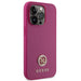 Кейс Guess GUHCP15LPS4DGPP за iPhone 15 Pro 6.1 розов /