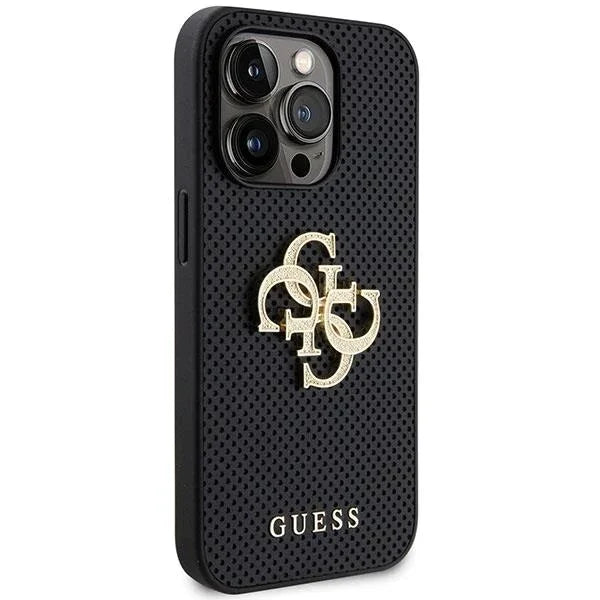 Кейс Guess GUHCP15LPSP4LGK за iPhone 15 Pro 6.1 черен /