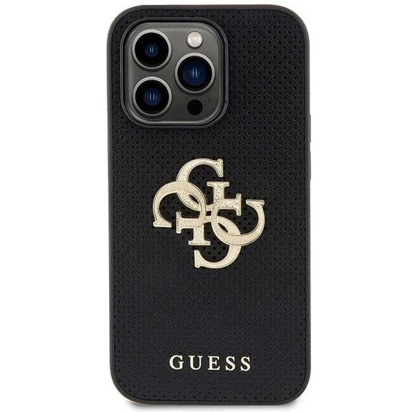 Кейс Guess GUHCP15LPSP4LGK за iPhone 15 Pro 6.1 черен /