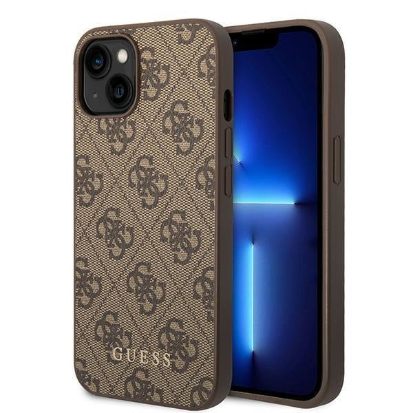 Кейс Guess GUHCP15MG4GFBR за iPhone 15 Plus 6.7 кафяв /