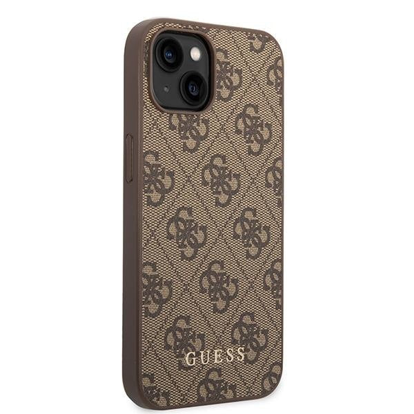 Кейс Guess GUHCP15MG4GFBR за iPhone 15 Plus 6.7 кафяв /