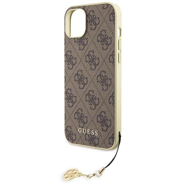 Кейс Guess GUHCP15MGF4GBR за iPhone 15 Plus 6.7 кафяв /