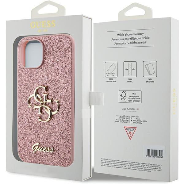 Кейс Guess GUHCP15MHG4SGP за за iPhone 15 Plus 6.7 розов /