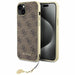 Кейс Guess GUHCP15SGF4GBR за iPhone 15 6.1 кафяв / кафяв