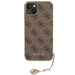 Кейс Guess GUHCP15SGF4GBR за iPhone 15 6.1 кафяв / кафяв