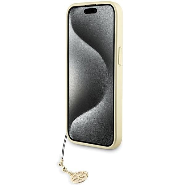 Кейс Guess GUHCP15SGF4GGR за iPhone 15 6.1 сив / сив твърд