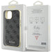 Кейс Guess GUHCP15SGF4GGR за iPhone 15 6.1 сив / сив твърд