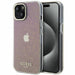 Кейс Guess GUHCP15SHDECMP за iPhone 15 6.1 розов / розов