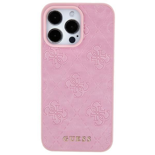 Кейс Guess GUHCP15SP4EPMP за iPhone 15 6.1 розов / розов