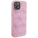 Кейс Guess GUHCP15SP4EPMP за iPhone 15 6.1 розов / розов