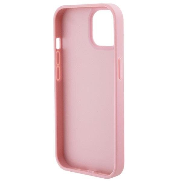 Кейс Guess GUHCP15SP4EPMP за iPhone 15 6.1 розов / розов