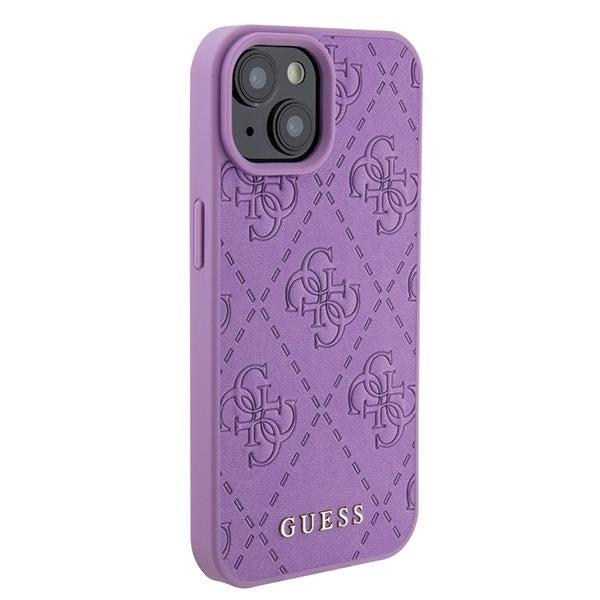 Кейс Guess GUHCP15SP4EPMU за iPhone 15 6.1 лилав / лилав