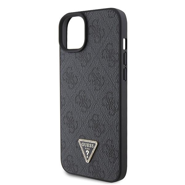 Кейс Guess GUHCP15SP4TDPK за iPhone 15 6.1 черен / черен