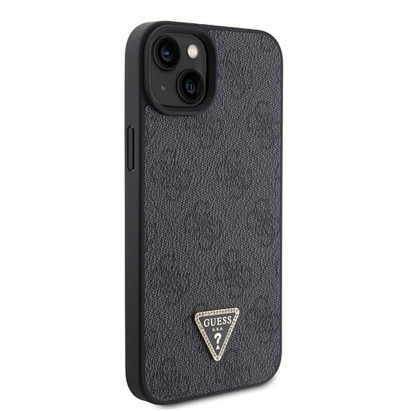 Кейс Guess GUHCP15SP4TDPK за iPhone 15 6.1 черен / черен