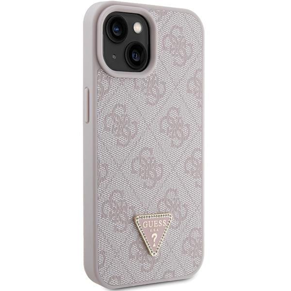 Кейс Guess GUHCP15SP4TDPP за iPhone 15 6.1 розов / розов