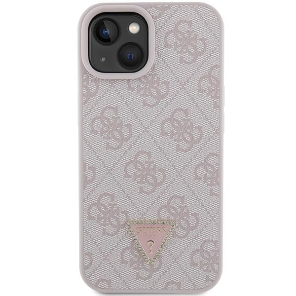 Кейс Guess GUHCP15SP4TDPP за iPhone 15 6.1 розов / розов