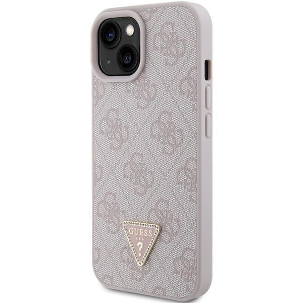 Кейс Guess GUHCP15SP4TDPP за iPhone 15 6.1 розов / розов