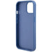 Кейс Guess GUHCP15SP4TDSCPB за iPhone 15 6.1 син / син твърд