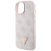 Кейс Guess GUHCP15SP4TDSCPP за iPhone 15 6.1 розов / розов