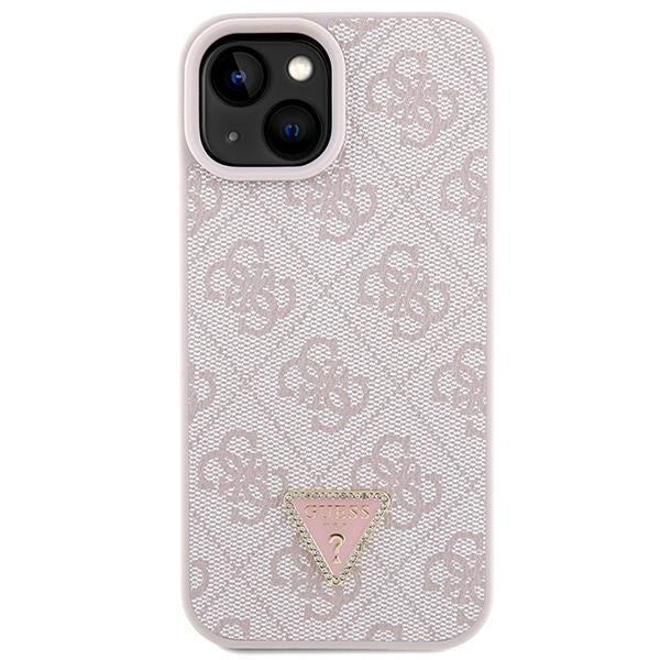 Кейс Guess GUHCP15SP4TDSCPP за iPhone 15 6.1 розов / розов