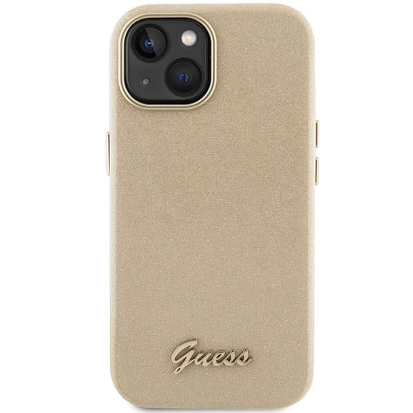 Кейс Guess GUHCP15SPGMCSD за iPhone 15 6.1 златист / златист