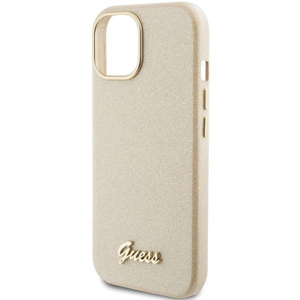 Кейс Guess GUHCP15SPGMCSD за iPhone 15 6.1 златист / златист