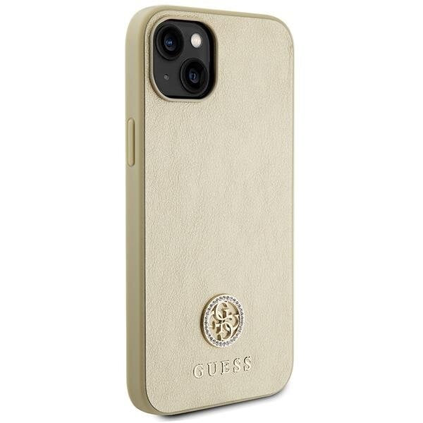 Кейс Guess GUHCP15SPS4DGPD за iPhone 15 6.1 златист /