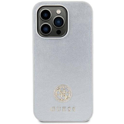 Кейс Guess GUHCP15SPS4DGPS за iPhone 15 6.1 сребрист /