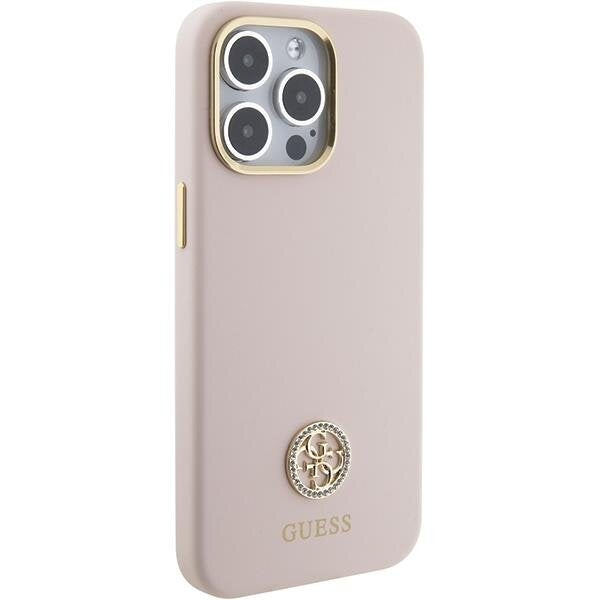 Кейс Guess GUHCP15XM4DGPP за iPhone 15 Pro Max 6.7 розов /