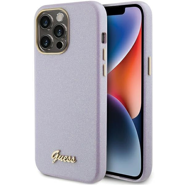 Кейс Guess GUHCP15XPGMCSL за iPhone 15 Pro Max 6.7 лилав /