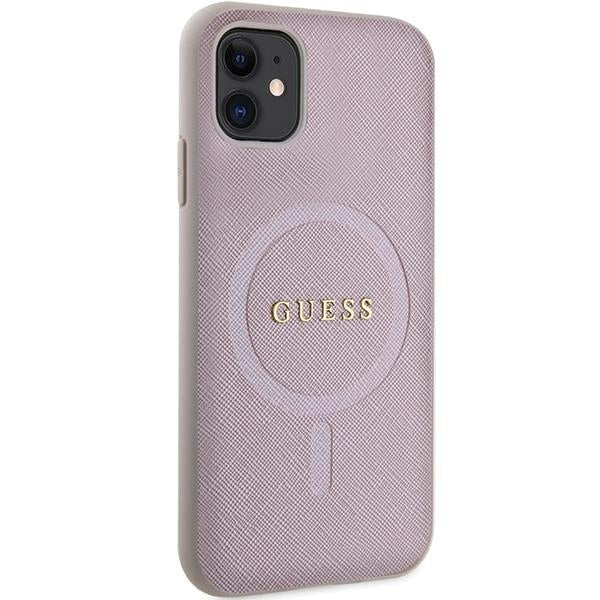 Кейс Guess GUHMN61PSAHMCP за iPhone 11 / Xr розов Saffiano