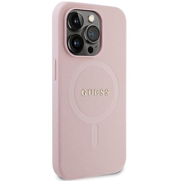 Кейс Guess GUHMP13LPSAHMCP за iPhone 13 Pro / 13 розов