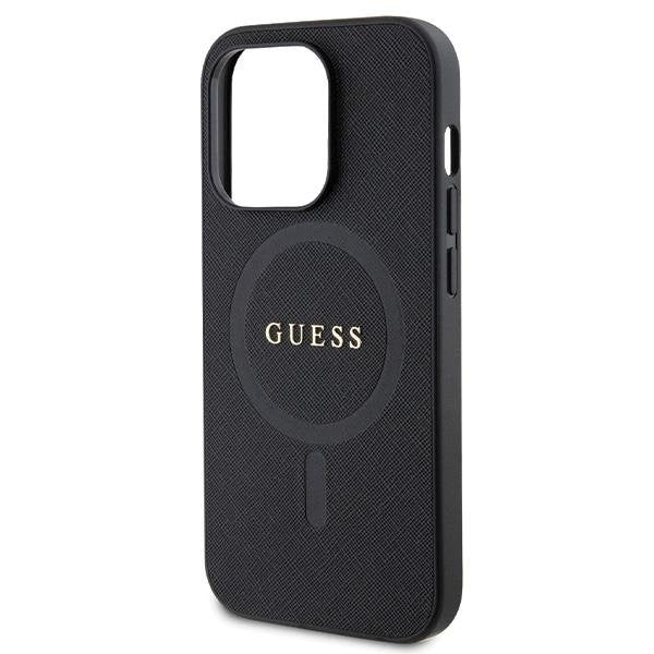 Кейс Guess GUHMP14LPSAHMCK за iPhone 14 Pro черен Saffiano