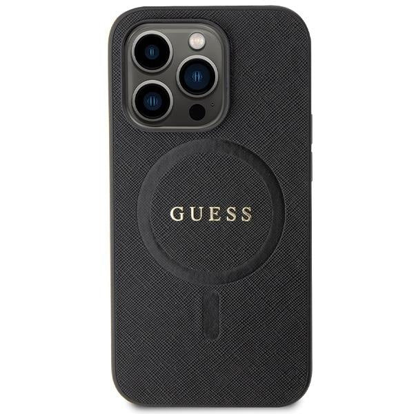 Кейс Guess GUHMP14LPSAHMCK за iPhone 14 Pro черен Saffiano