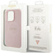 Кейс Guess GUHMP14LPSAHMCP за iPhone 14 Pro розов Saffiano