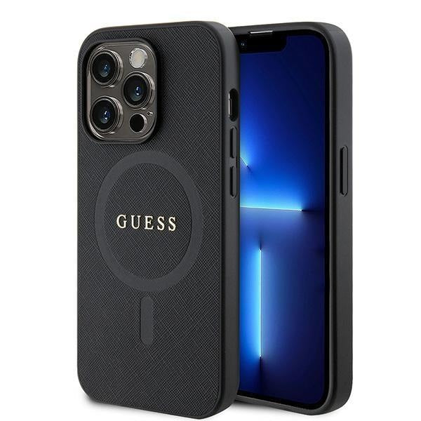 Кейс Guess GUHMP15LPSAHMCK за iPhone 15 Pro 6.1 черен /