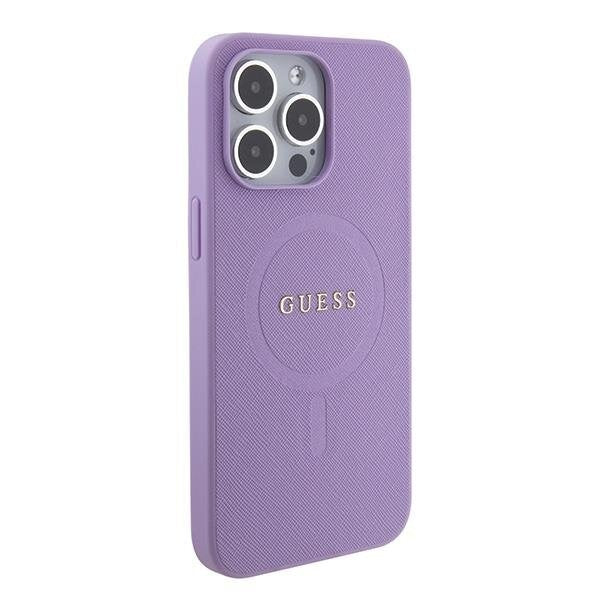 Кейс Guess GUHMP15LPSAHMCU за iPhone 15 Pro 6.1 лилав /