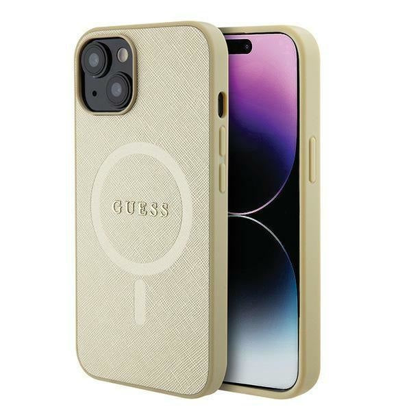 Кейс Guess GUHMP15MPSAHMCB за iPhone 15 Plus 6.7 златист /